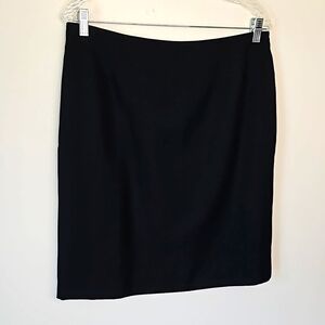 Evan Picone Black Lined Skirt Women's Size 10 EUC
